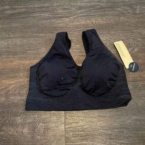 NWT black bra Large